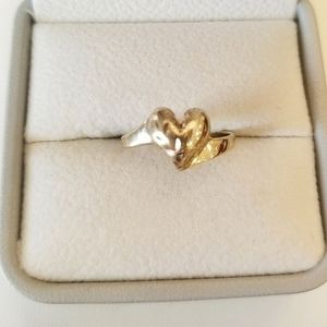 14K Gold Heart Ring